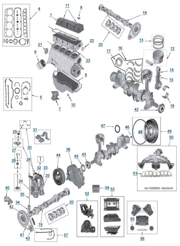 5 Cyl Engine Diagram
