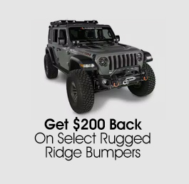 Get $200 Back On Rugged Ridge Bumpers
