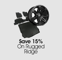 Save 15% On Rugged Ridge