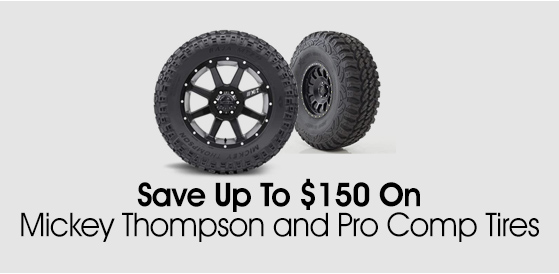Save Up To $150 On Select Tires