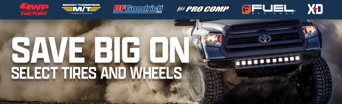 Tires and Wheels Landing Page