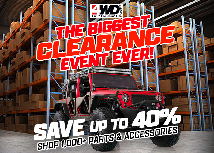 The Biggest Clearance Event Ever! Save up to 40%