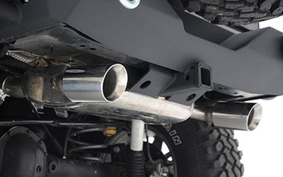 Give your Jeep a sporty finish with a Chrome Exaust Tip from 4WD.com