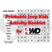 10 printable activity sheets for your Jeep Kid in Training, Jeep coloring pages, word searches, puzzles and more