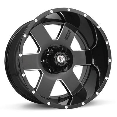 American Truxx AT155 Armor Black / Milled Wheels
