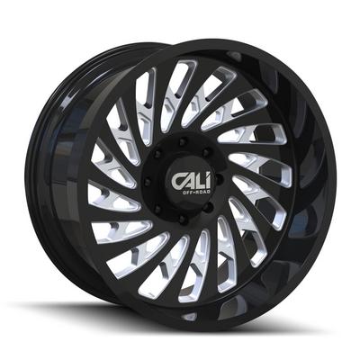 Cali Off-Road Switchback 9108 Gloss Black Milled Wheels