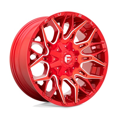 FUEL Off-Road D771 Twitch Candy Red Milled Wheels