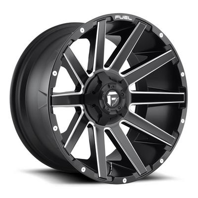 FUEL Off-Road Contra D616 Matte Black Milled Wheels