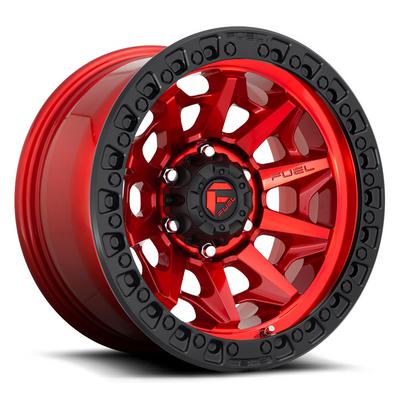 FUEL Off-Road Covert D695 Red Black Wheels
