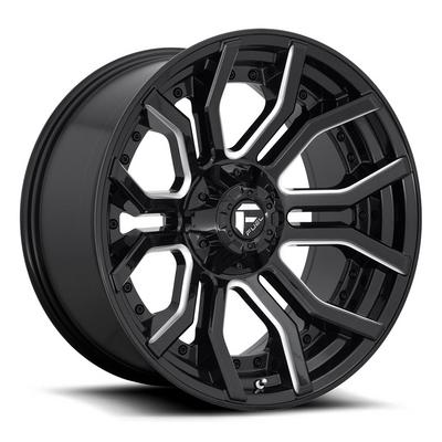 FUEL Off-Road Rage D711 Black Milled Wheels
