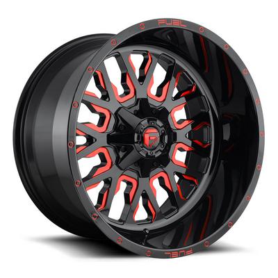 FUEL Off-Road Stroke D612 Black Red Wheels