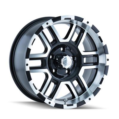 Ion 179 Series Black Machined Face Wheels