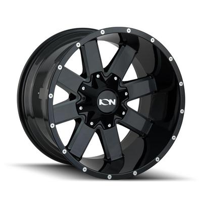 Ion 141 Series Gloss Black Milled Wheels