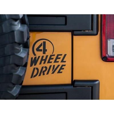 Jeep Willys Edition 4 WHEEL DRIVE Tailgate Decal