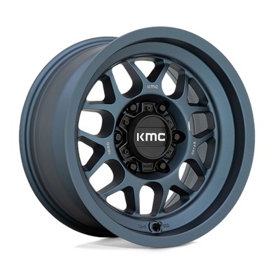 KMC KM725 Terra Metallic Blue Wheels