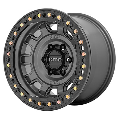 KMC KM236 Tank Beadlock Anthracite Wheels