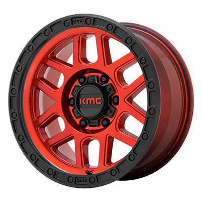 KMC KM544 Mesa Red / Black Wheels