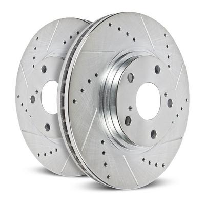 Power Stop Evolution Drilled and Slotted Rotors