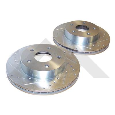 RT Off-Road Drilled and Slotted Rotor Set