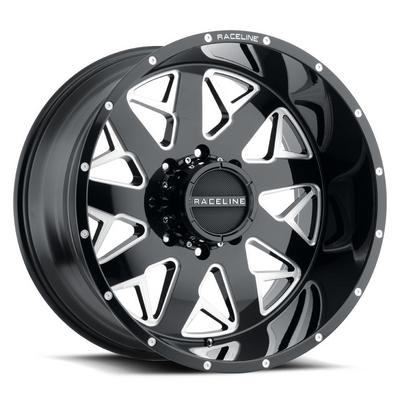 Raceline Wheels Disruptor Series Gloss Black/Milled Wheels