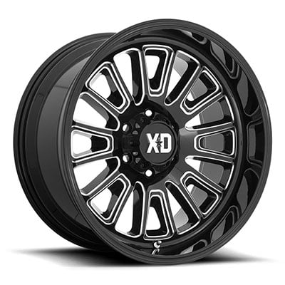XD XD864 Rover Black Milled Wheels