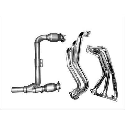 BBK Performance Long Tube Headers with Cats (Polished Silver Ceramic) – 40500