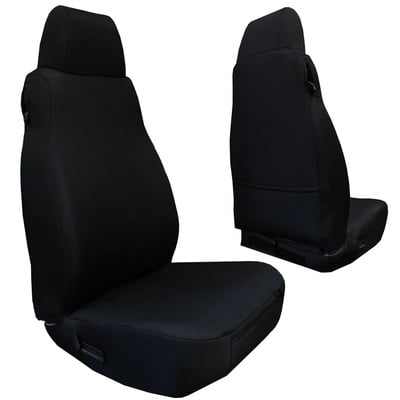 Bartact Base Line Performance Series Front Seat Covers (Black) - TJBC0306FPB