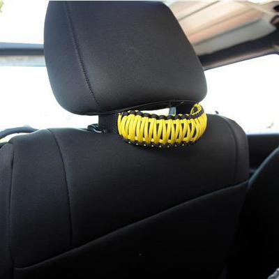 Bartact Paracord Head Rest Grab Handles (Yellow) - TAOGHHPBY