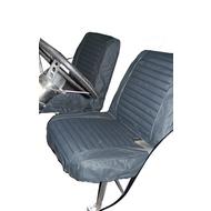 Bestop Low Back Seat Covers (Black Denim) - 29225-15