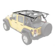 Crown RT26063 Billet Soft Top Disconnects in Black for 97-06 Jeep TJ