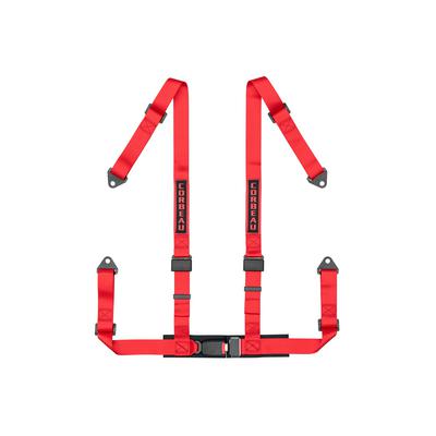 Corbeau 2″ Lap and 4-Point Harness Belt Bolt-In (Red) – 44007B