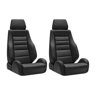Corbeau GTS II Reclining Seats (Black Leather/Suede) - LS20301PR