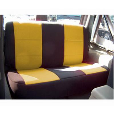 Coverking Neoprene Rear Seat Cover (Black/Yellow) – SPC136
