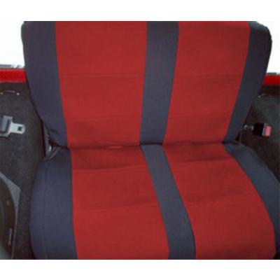 Coverking Neoprene Rear Seat Cover (Black/Red) – SPC168
