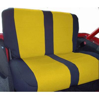 Coverking Neoprene Rear Seat Cover (Black/Yellow) – SPC257