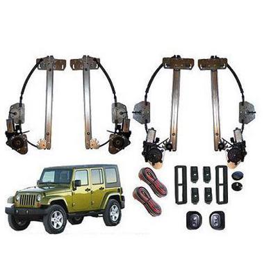 Jeep Electric Life Power Window Kits - JE18-4407 - Wrangler JK Kit 