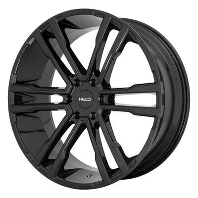 Helo HE918 Wheel, 24x9.5 with 6 on 135 Bolt Pattern - Black - HE91824963330