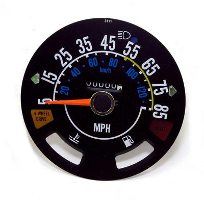 Omix-ADA Speedometer Head - 17207.03