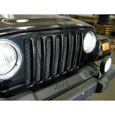 Rampage One-Piece 3-D Grille (Powder Coated) - 86514