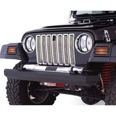 Smittybilt Billet Aluminum Grille Inserts for Jeep TJ & LJ Wrangler (Chrome) – 75511
