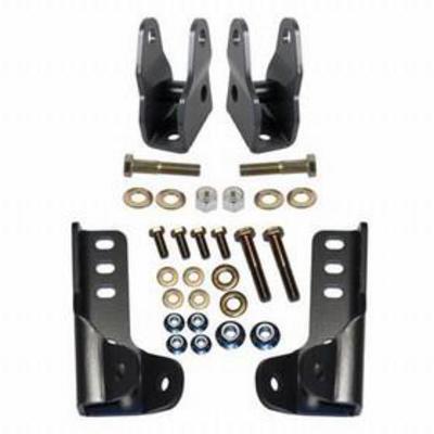 Synergy Manufacturing 8019 Jeep JK Front & Rear Lower Shock Relocation Kit 