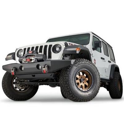 Crawler Full Width Front Bumper without Tube (Black) - Warn 102145