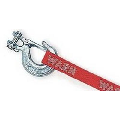 Warn ATV Hook And Strap (Red) – 39557