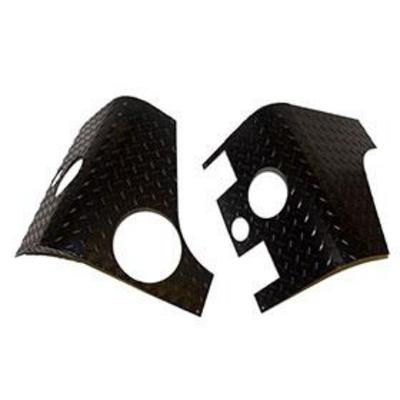 Warrior Rear Corners with Cutouts for LED Lights (Black) – 926APC