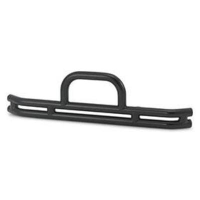 Warrior Double Tube Front Bumper with Hoop (Black) – 48510