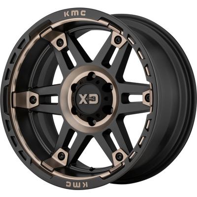 XD Wheels XD840 Spy II, 17×8 with 6×135 Bolt Pattern – Satin Black Dark Tint – XD84078063918